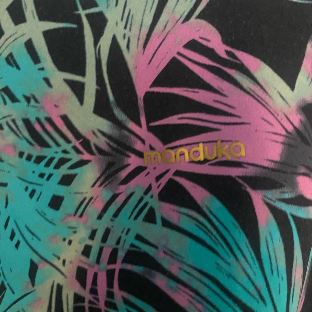 Manduka Tropical Leaf Print Leggings - Picture 3 of 7